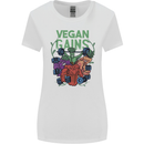 Vegan Gym Bodybuilding Vegetarian Womens Wider Cut T-Shirt White