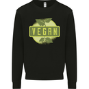 Vegan Kids Sweatshirt Jumper Black