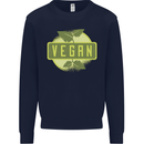 Vegan Kids Sweatshirt Jumper Navy Blue