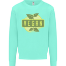 Vegan Kids Sweatshirt Jumper Peppermint