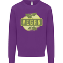 Vegan Kids Sweatshirt Jumper Purple
