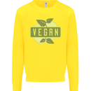 Vegan Kids Sweatshirt Jumper Yellow