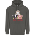 Vegan Kind to Ever Kind Vegetarian Childrens Kids Hoodie Storm Grey