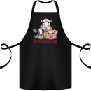 Vegan Kind to Ever Kind Vegetarian Cotton Apron 100% Organic Black