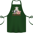Vegan Kind to Ever Kind Vegetarian Cotton Apron 100% Organic Forest Green