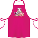 Vegan Kind to Ever Kind Vegetarian Cotton Apron 100% Organic Pink