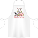 Vegan Kind to Ever Kind Vegetarian Cotton Apron 100% Organic White