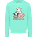 Vegan Kind to Ever Kind Vegetarian Kids Sweatshirt Jumper Peppermint