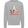 Vegan Kind to Ever Kind Vegetarian Kids Sweatshirt Jumper Sports Grey