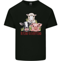 Vegan Kind to Ever Kind Vegetarian Kids T-Shirt Childrens Black