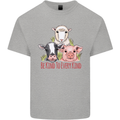 Vegan Kind to Ever Kind Vegetarian Kids T-Shirt Childrens Sports Grey