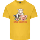 Vegan Kind to Ever Kind Vegetarian Kids T-Shirt Childrens Yellow