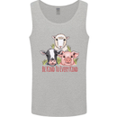 Vegan Kind to Ever Kind Vegetarian Mens Vest Tank Top Sports Grey