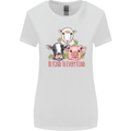 Vegan Kind to Ever Kind Vegetarian Womens Wider Cut T-Shirt White