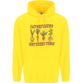 Vegan Living Life on the Veg Vegetarian Childrens Kids Hoodie Yellow