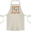 Vegan Living Life on the Veg Vegetarian Cotton Apron 100% Organic Natural