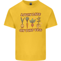 Vegan Living Life on the Veg Vegetarian Kids T-Shirt Childrens Yellow