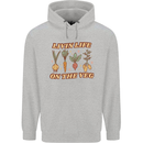 Vegan Living Life on the Veg Vegetarian Mens 80% Cotton Hoodie Sports Grey