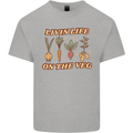 Vegan Living Life on the Veg Vegetarian Mens Cotton T-Shirt Tee Top Sports Grey