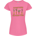 Vegan Living Life on the Veg Vegetarian Womens Petite Cut T-Shirt Azalea