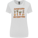 Vegan Living Life on the Veg Vegetarian Womens Wider Cut T-Shirt White