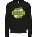 Vegan Mens Sweatshirt Jumper Black