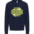 Vegan Mens Sweatshirt Jumper Navy Blue