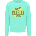 Vegan Mens Sweatshirt Jumper Peppermint