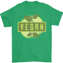 Vegan Mens T-Shirt 100% Cotton Irish Green