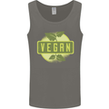 Vegan Mens Vest Tank Top Charcoal