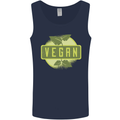 Vegan Mens Vest Tank Top Navy Blue