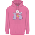 Vegan Mouse Funny Cheese Mens 80% Cotton Hoodie Azelea