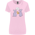 Vegan Mouse Funny Cheese Womens Wider Cut T-Shirt Light Pink