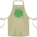 Vegan Power Cotton Apron 100% Organic Khaki
