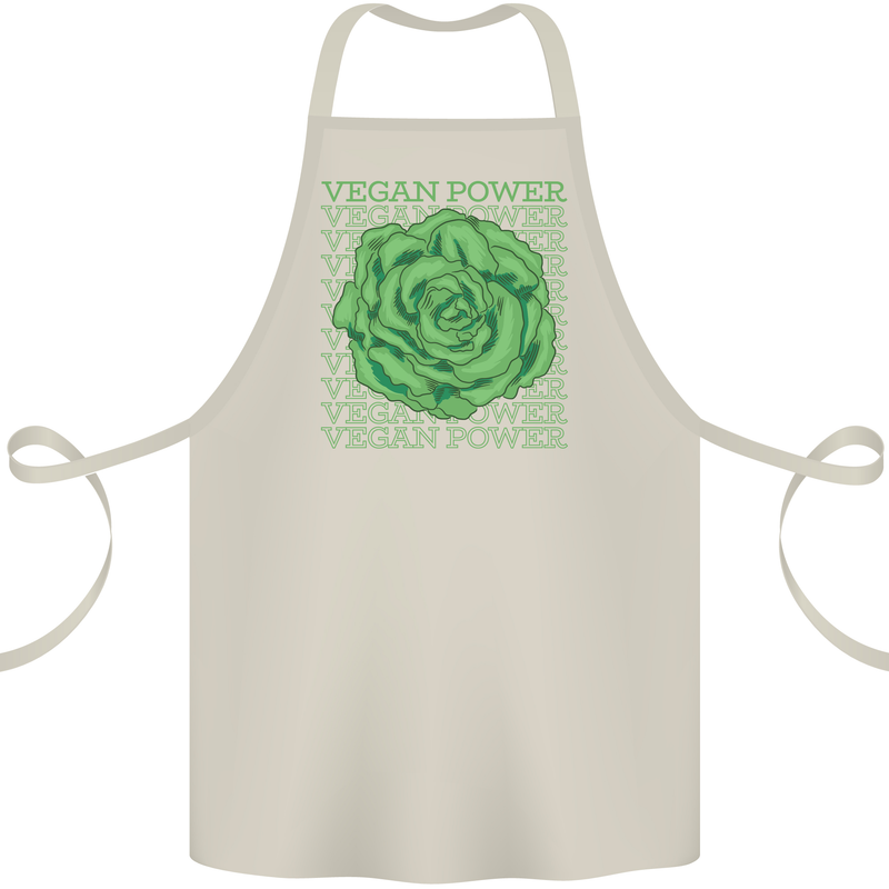 Vegan Power Cotton Apron 100% Organic Natural