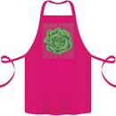 Vegan Power Cotton Apron 100% Organic Pink