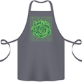 Vegan Power Cotton Apron 100% Organic Steel