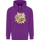 Vegan Power Funny Childrens Kids Hoodie Purple