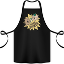 Vegan Power Funny Cotton Apron 100% Organic Black