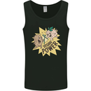 Vegan Power Funny Mens Vest Tank Top Black