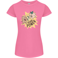 Vegan Power Funny Womens Petite Cut T-Shirt Azalea