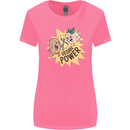 Vegan Power Funny Womens Wider Cut T-Shirt Azalea