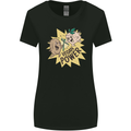 Vegan Power Funny Womens Wider Cut T-Shirt Black