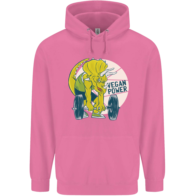 Vegan Power Gym Bodybuilding Vegetarian Childrens Kids Hoodie Azalea