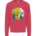 Vegan Power Gym Bodybuilding Vegetarian Kids Sweatshirt Jumper Heliconia