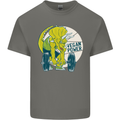 Vegan Power Gym Bodybuilding Vegetarian Kids T-Shirt Childrens Charcoal