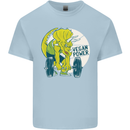 Vegan Power Gym Bodybuilding Vegetarian Kids T-Shirt Childrens Light Blue
