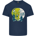 Vegan Power Gym Bodybuilding Vegetarian Kids T-Shirt Childrens Navy Blue