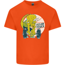 Vegan Power Gym Bodybuilding Vegetarian Kids T-Shirt Childrens Orange