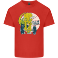 Vegan Power Gym Bodybuilding Vegetarian Kids T-Shirt Childrens Red
